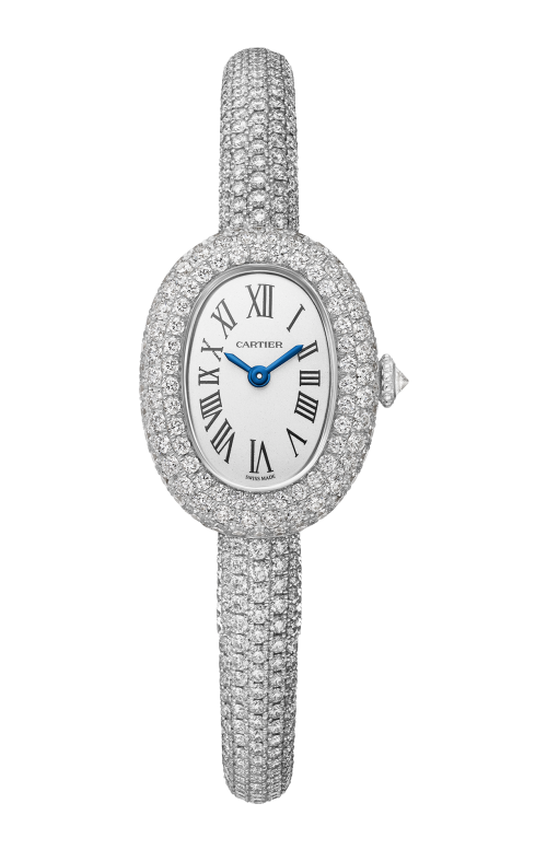 Accedi al prodotto correlato Cartier BAIGNOIRE MODELLO MINI, ORO BIANCO, DIAMANTI, QUARZO - HPI01822