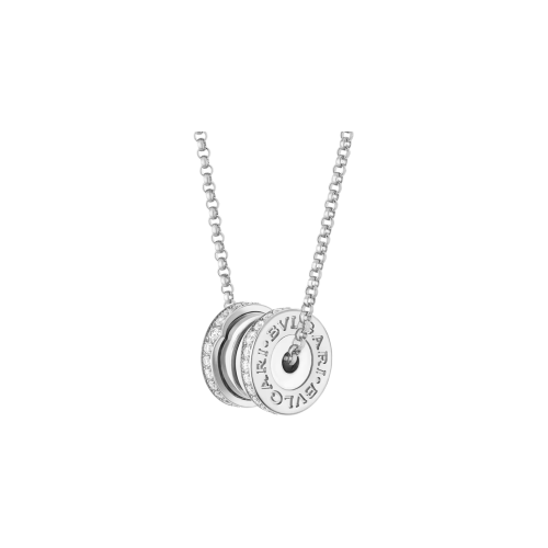 Accedi alla scheda di Bulgari COLLANA B.ZERO1 MINI IN ORO BIANCO E DEMI-PAV&Eacute; DI DIAMANTI - CL860844