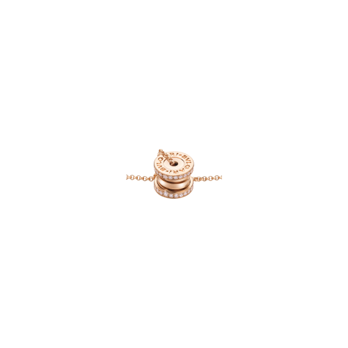 Accedi alla scheda di Bulgari COLLANA B.ZERO1 MINI IN ORO ROSA E DEMI-PAV&Eacute; DI DIAMANTI - CL860820