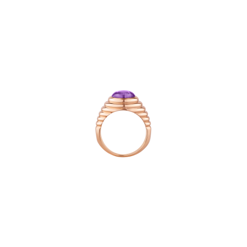 Accedi alla scheda di Bulgari ANELLO DOPPIO BACCELLATO IN ORO ROSA CON AMETISTA E PERIDOTO - AN860745