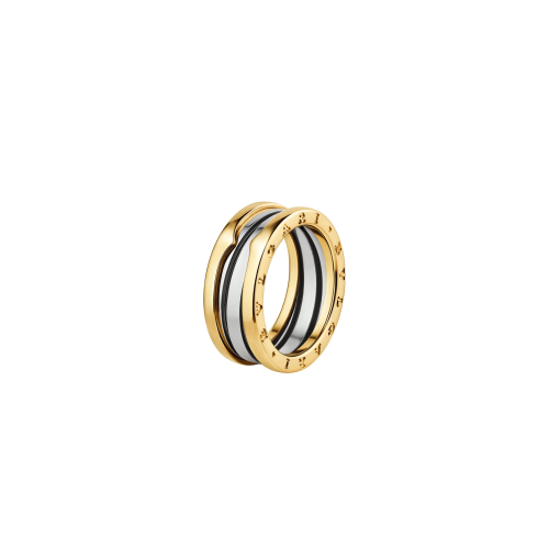 Accedi alla scheda di Bulgari ANELLO B.ZERO1 A DUE FASCE GOLD & STEEL IN ORO GIALLO 18 KT E ACCIAIO - AN860829