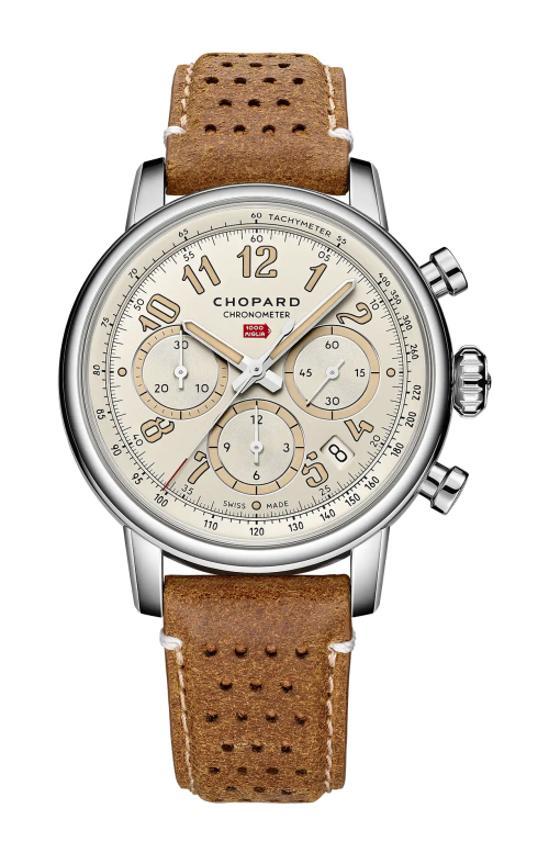 Accedi alla scheda di Chopard MILLE MIGLIA CLASSIC CHRONOGRAPH RATICOSA 40,5 MM, AUTOMATICO, LUCENT STEEL&trade; - 168619-3020