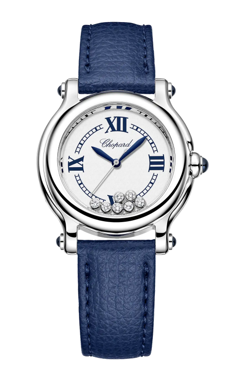 Accedi alla scheda di Chopard HAPPY SPORT THE FIRST 33 MM, QUARZO, LUCENT STEEL&trade;, DIAMANTI - 278640-3003