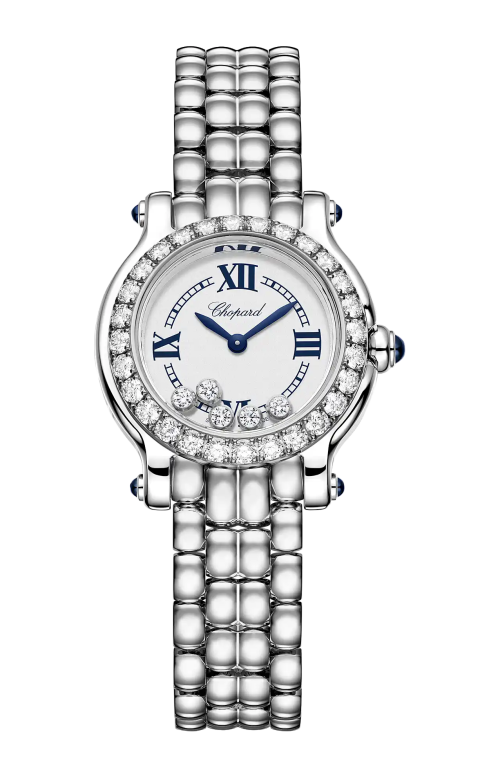 Accedi alla scheda di Chopard HAPPY SPORT THE FIRST 26 MM, LUCENT STEEL&trade;, DIAMANTI, QUARZO - 278633-3002