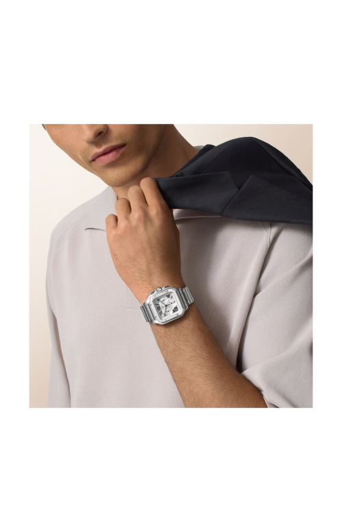 Accedi alla scheda di Cartier SANTOS DE CARTIER MODELLO GRANDE, ACCIAIO, AUTOMATICO - WSSA0083