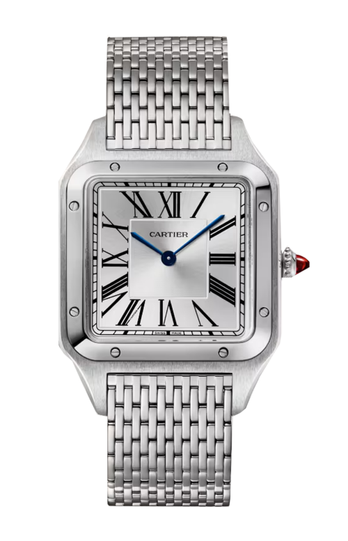 Accedi alla scheda di Cartier SANTOS-DUMONT MODELLO GRANDE, PLATINO, MANUALE - WGSA0124
