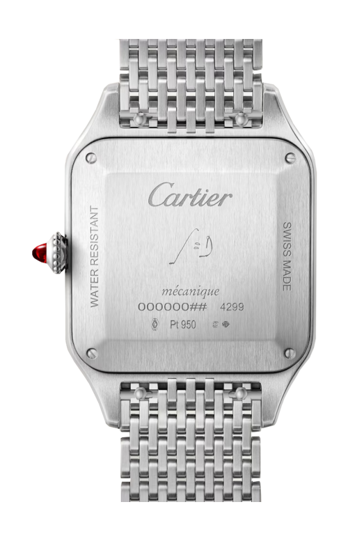 Accedi alla scheda di Cartier SANTOS-DUMONT MODELLO GRANDE, PLATINO, MANUALE - WGSA0124