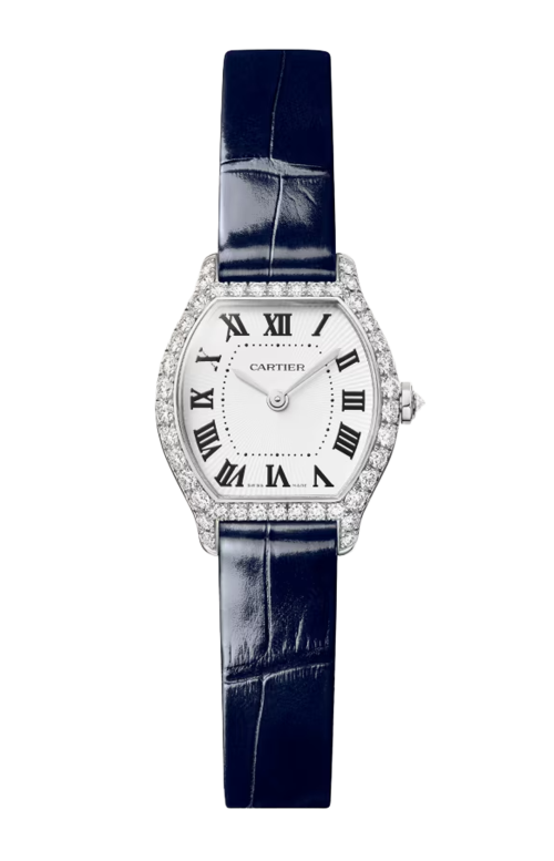 Accedi alla scheda di Cartier TORTUE MODELLO MINI, ORO BIANCO, DIAMANTI, QUARZO - WJTO0013