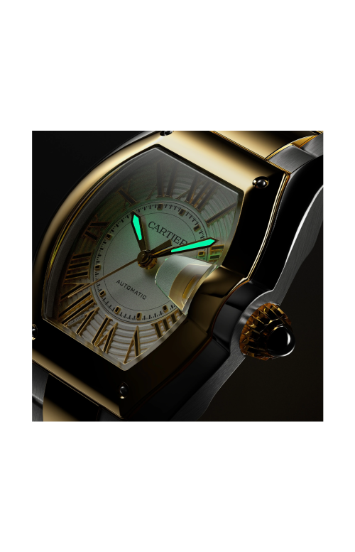 Accedi alla scheda di Cartier ROADSTER MODELLO GRANDE, ORO GIALLO, ACCIAIO, AUTOMATICO - W2RD0010