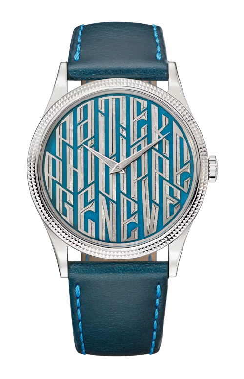 Accedi alla scheda di Patek Philippe RARE HANDCRAFTS TIPOGRAFIA BLU, AUTOMATICO - LIMITED EDITION - 5177G-056