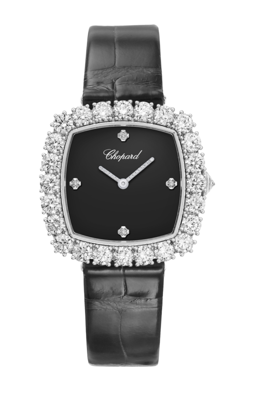 Accedi alla scheda di Chopard L'HEURE DU DIAMANT 30,5 MM, AUTOMATICO, ORO BIANCO ETICO, DIAMANTI - 13A386