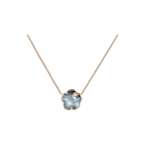 Accedi al prodotto correlato Pasquale Bruni COLLANA PETIT JOLI IN ORO ROSA CON PIETRA LUNAR NIGHT BLUE IN ONICE E PIETRA DI LUNA BIANCA E DIAMANTE - 16789R