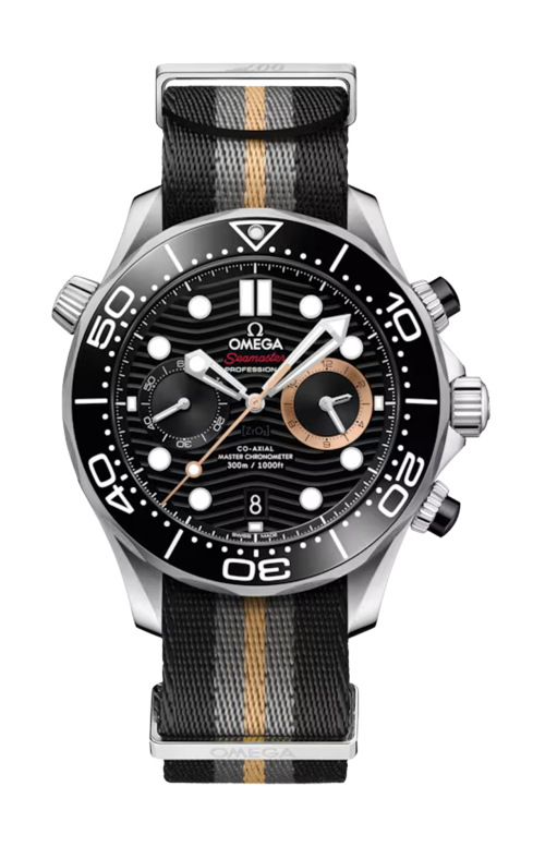 Accedi alla scheda di Omega SEAMASTER DIVER 300M 44 MM, ACCIAIO SU NATO - 210.32.44.51.01.002