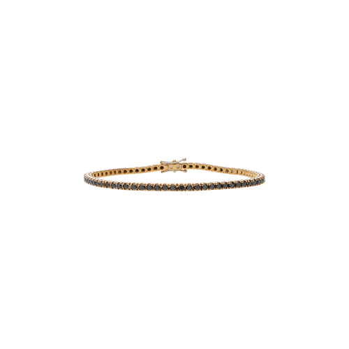 Accedi alla scheda di Bartorelli Italian Jewels BRACCIALE TENNIS IN ORO ROSA E DIAMANTI NERI - 329-PRE-F-U