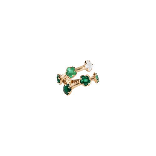 Accedi al prodotto correlato Pasquale Bruni ANELLO FIGLIA DEI FIORI IN ORO ROSA CON AGATA VERDE, PIETRA DI LUNA BIANCA, MALACHITE, CRISOPRASIO, PRASIOLITE, AVVENTURINA VERDE E DIAMANTE - 16775R