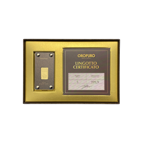 Accedi alla scheda di Bartorelli Italian Jewels BLISTER 1 LINGOTTO ORO 999,9 (24 CARATI) DA 5 GR. - LGR5