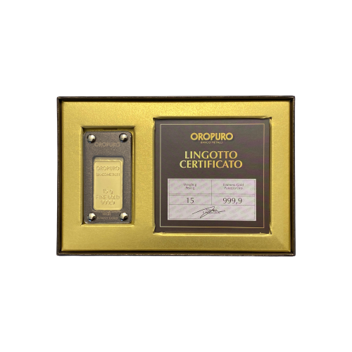 Accedi alla scheda di Bartorelli Italian Jewels BLISTER 1 LINGOTTO ORO 999,9 (24 CARATI) DA 15 GR. - LGR15