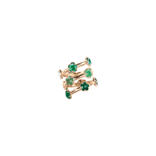 Accedi al prodotto correlato Pasquale Bruni ANELLO CONTRARI&Eacute; FIGLIA DEI FIORI IN ORO ROSA CON AGATA VERDE, PIETRA DI LUNA BIANCA, MALACHITE, CRISOPRASIO, PRASIOLITE, AVVENTURINA VERDE, DIAMANTE - 16792R