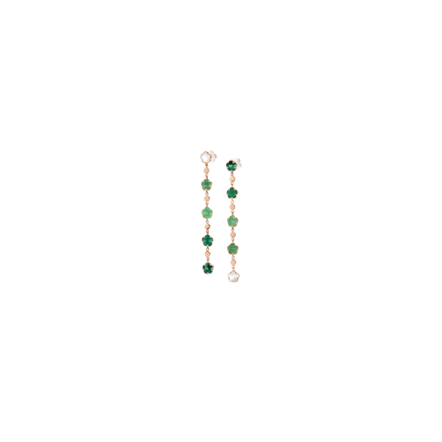 Accedi al prodotto correlato Pasquale Bruni ORECCHINI PENDENTI FIGLIA DEI FIORI IN ORO ROSA CON AGATA VERDE, MALACHITE E CRISOPRASIO - 16776R