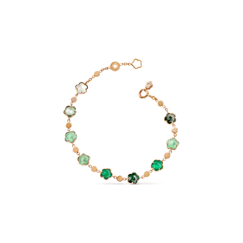 Accedi al prodotto correlato Pasquale Bruni BRACCIALE FIGLIA DEI FIORI IN ORO ROSA CON AGATA VERDE, PIETRA DI LUNA BIANCA, MALACHITE, CRISOPRASIO, PRASIOLITE, AVVENTURINA VERDE, AGATA MUSCHIATA E DIAMANTE - 16780R