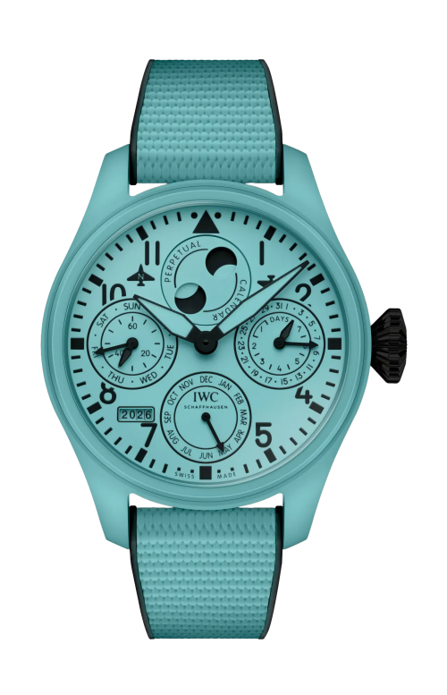 Accedi alla scheda di Iwc Schaffhausen BIG PILOT'S WATCH PERPETUAL CALENDAR CERALUME&reg; - LIMITED EDITION - IW505801