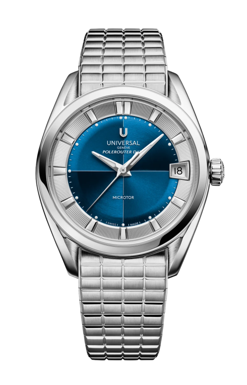 Accedi alla scheda di Universal Gen&egrave;ve LA POLEROUTER DATE BLUE - UGPO002