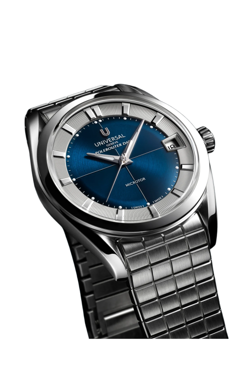 Accedi alla scheda di Universal Gen&egrave;ve LA POLEROUTER DATE BLUE - UGPO002