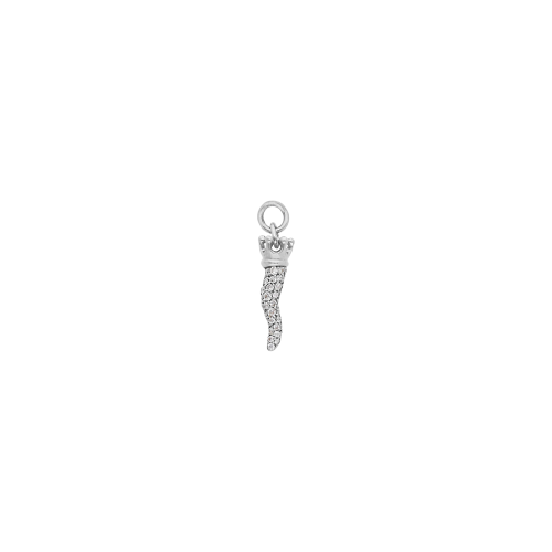 Accedi al prodotto correlato Bartorelli Italian Jewels CIONDOLO CORNETTO IN ORO BIANCO CON PAV&Eacute; DI DIAMANTI - 235642