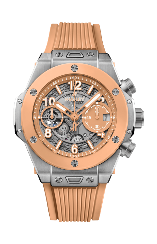 Accedi alla scheda di Hublot BIG BANG TITANIUM PEACH CERAMIC 42 MM - 441.NCU.5920.RX