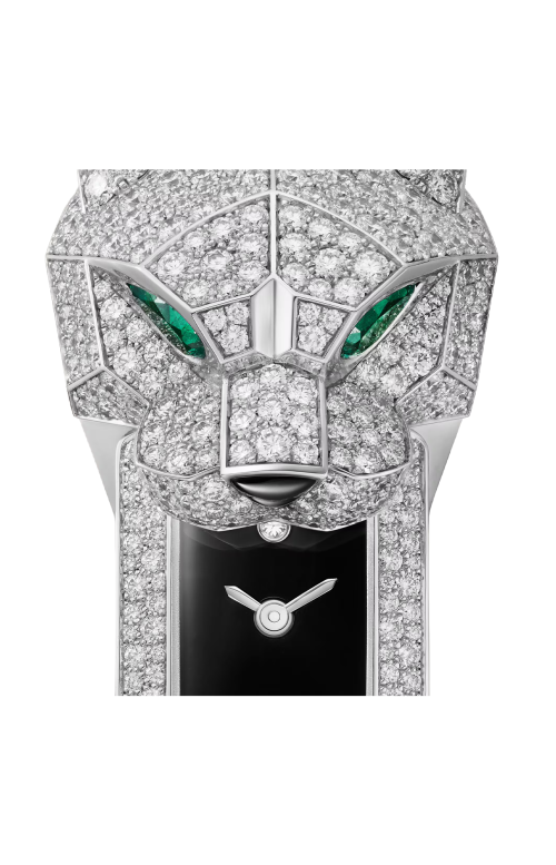Accedi alla scheda di Cartier LA PANTH&Egrave;RE DE CARTIER MODELLO MINI, ORO BIANCO, DIAMANTI, QUARZO - HPI01742