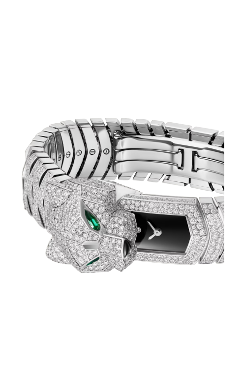 Accedi alla scheda di Cartier LA PANTH&Egrave;RE DE CARTIER MODELLO MINI, ORO BIANCO, DIAMANTI, QUARZO - HPI01742