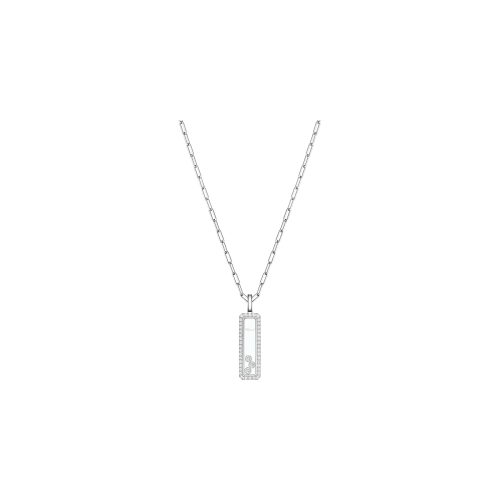 Accedi alla scheda di Chopard CHOPARD - COLLANA HAPPY DIAMONDS ICONS CON PENDENTE IN ORO BIANCO ETICO, DIAMANTI - 79A202-1201