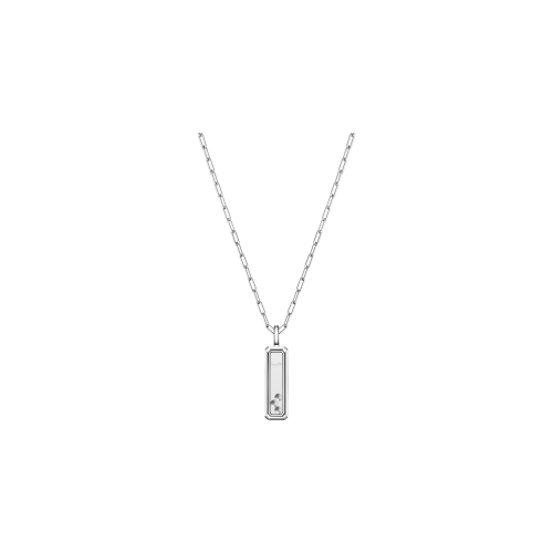 Accedi alla scheda di Chopard CHOPARD - COLLANA HAPPY DIAMONDS ICONS CON PENDENTE IN ORO BIANCO ETICO, DIAMANTI - 79A202-1201