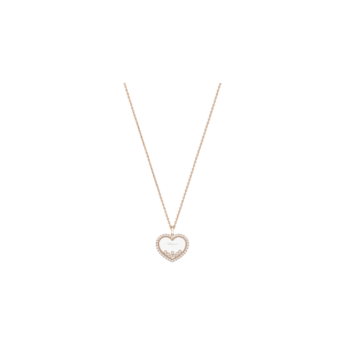 Accedi alla scheda di Chopard CHOPARD - COLLANA HAPPY DIAMONDS CON PENDENTE CUORE IN ORO ROSA ETICO E DIAMANTI - 79A194-5201