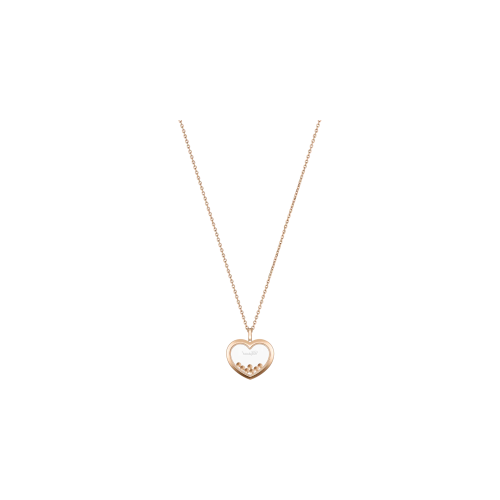 Accedi alla scheda di Chopard CHOPARD - COLLANA HAPPY DIAMONDS CON PENDENTE CUORE IN ORO ROSA ETICO E DIAMANTI - 79A194-5201