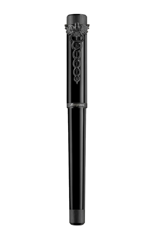 Accedi alla scheda di Montegrappa ZERO CADUCEUS ROLLER, IP ULTRA-BLACK