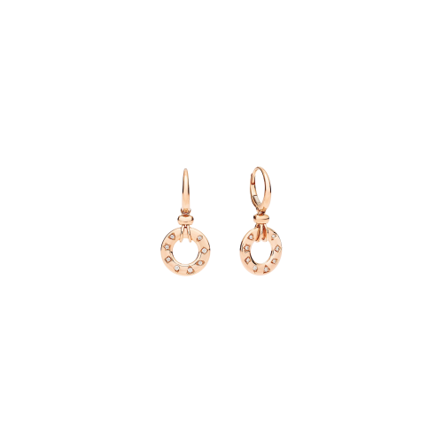 Accedi al prodotto correlato Pomellato ORECCHINI ICONICA IN ORO ROSA CON DIAMANTI BIANCHI - POC6040O7000DB000