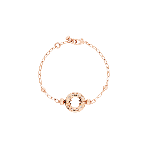 Accedi alla scheda di Pomellato BRACCIALE ICONICA IN ORO ROSA CON DIAMANTI BIANCHI - PBC6040O7000DB000