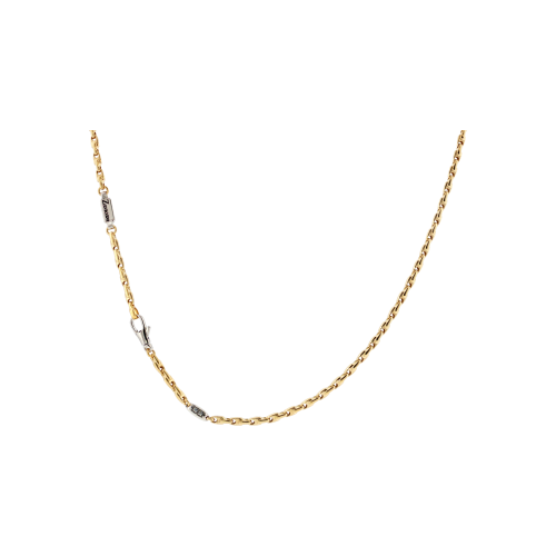 Accedi al prodotto correlato Zancan CATENA ZANCAN IN ORO GIALLO E ORO BIANCO CON DIAMANTI - UC191GB