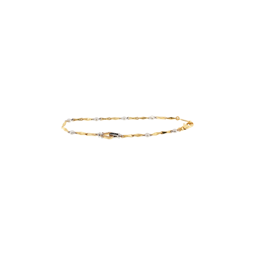 Accedi al prodotto correlato Zancan BRACCIALE ZANCAN IN ORO GIALLO E ORO BIANCO CON DIAMANTI BIANCHI E DIAMANTI NERI - UB181GB