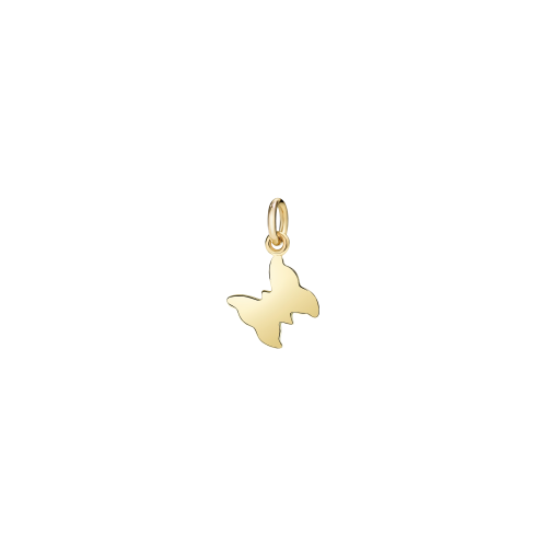 DODO ARIA - FARFALLA - Ciondolo piccolo in oro giallo 18 kt - D6FAPOG