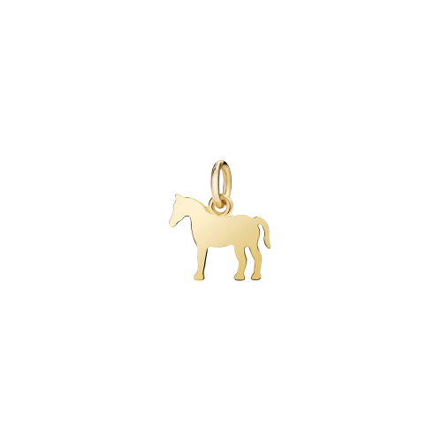 DODO TERRA - CAVALLO - Ciodolo piccolo in oro giallo 18 kt - D11CVPOG