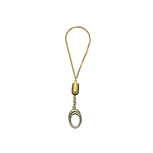 PORTACHIAVI POMELLATO IN ORO GIALLO E ORO BIANCO - E.90010