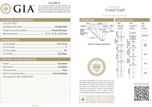 ORECCHINI SOLITARIO IN ORO BIANCO E DIAMANTI CERTIFICATI GIA - BAOR30