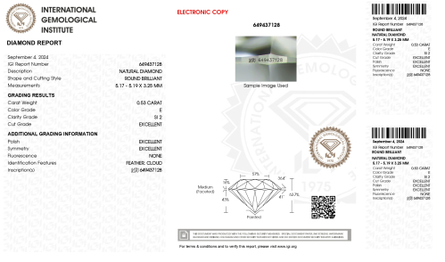 COLLANA PUNTO LUCE IN ORO BIANCO CON DIAMANTE CERTIFICATO IGI - BACO0070