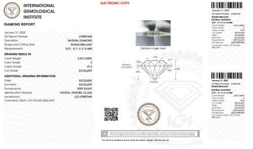 COLLANA PUNTO LUCE IN ORO BIANCO CON DIAMANTE CERTIFICATO IGI - BACO0069
