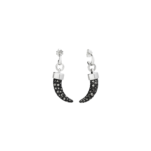 POMELLATO 67 ORECCHINI ARGENTO E MARCASITE - O.B223MA/A2 - O.B223MA/A2