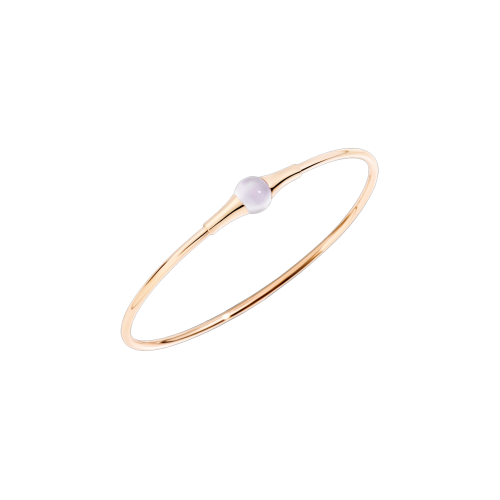 POMELLATO - BRACCIALE M'AMA NON M'AMA IN ORO ROSA CON ADULARIA CABOCHON - PBB7030O7000000AD