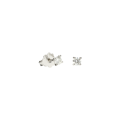 Orecchini in oro bianco 18 carati e diamanti bianchi taglio brillante - TA0R-0,41