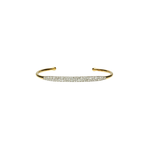 Bracciale in oro rosa 18 carati e diamanti bianchi taglio brillante - VB24932DP
